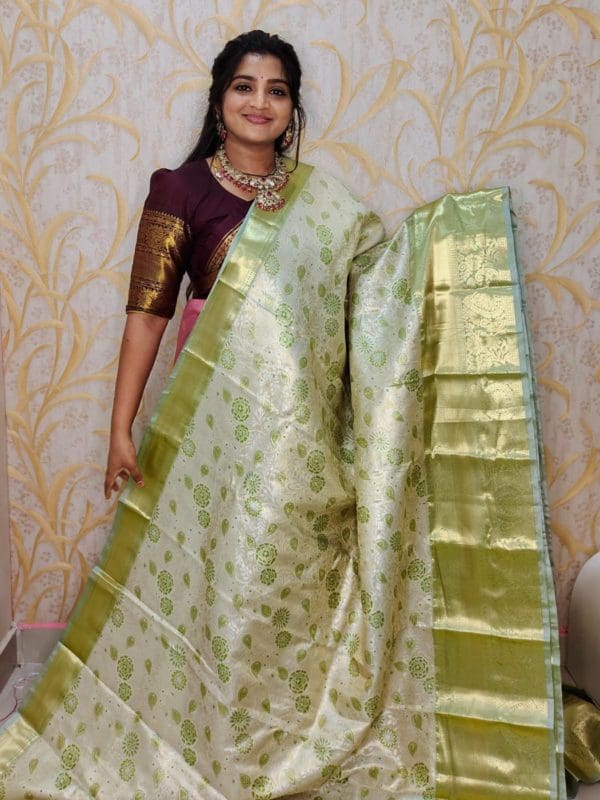 70%Tishu kanchi pattu saree