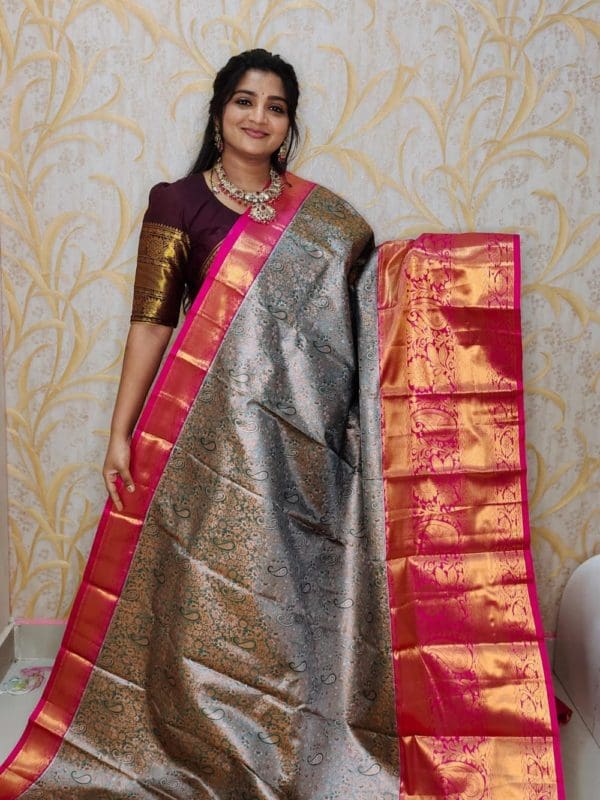 70%Tishu kanchi pattu saree