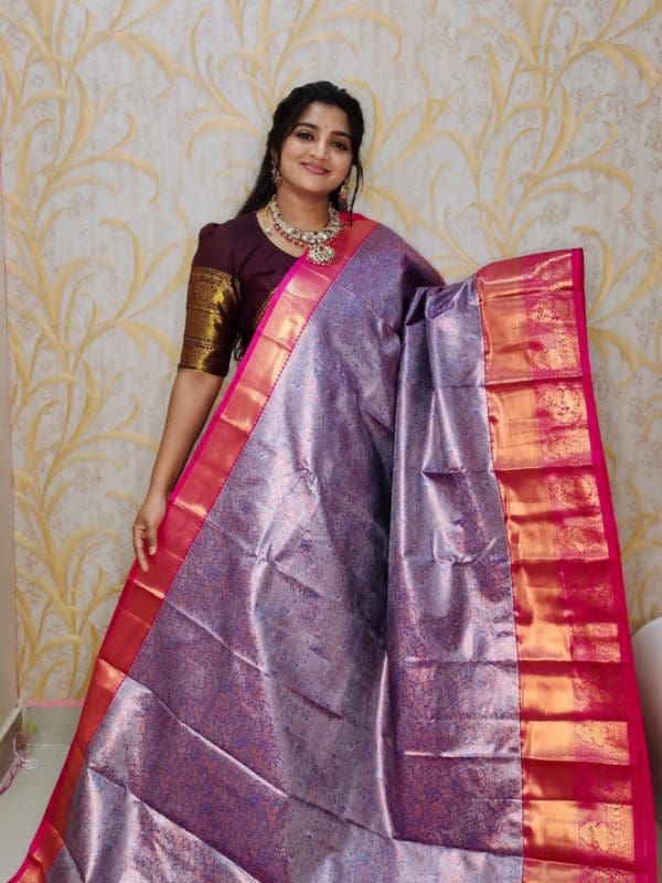 70%Tishu kanchi pattu saree