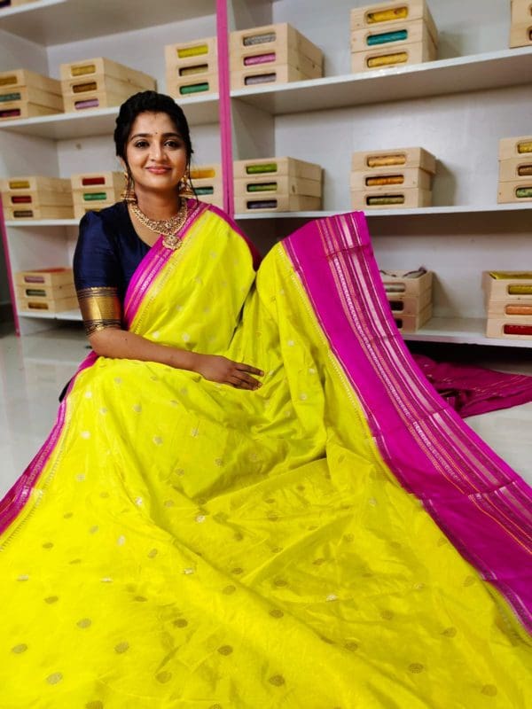 Soft banarasi silk saree