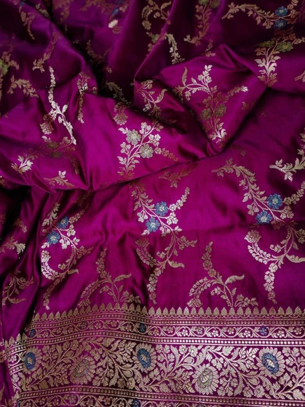 50% offer pure handloom banarasi katan silk saree