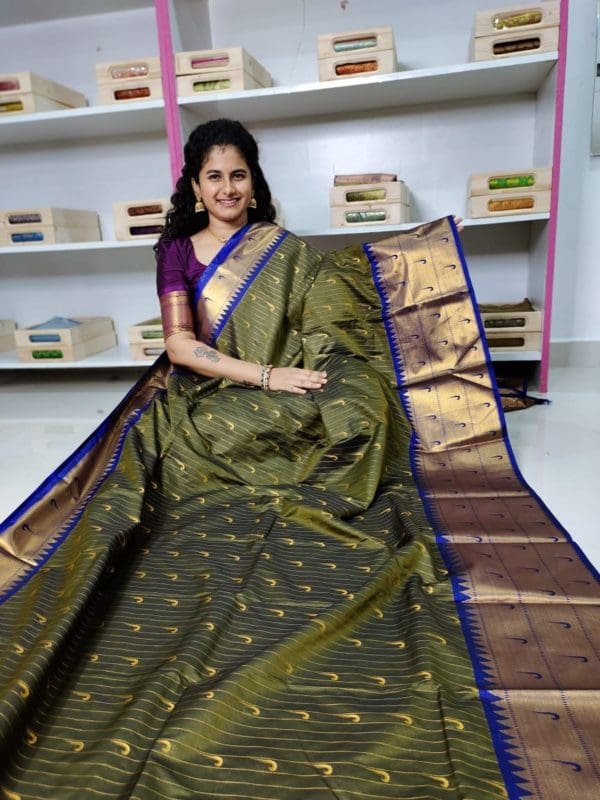 premium gadwal silk saree