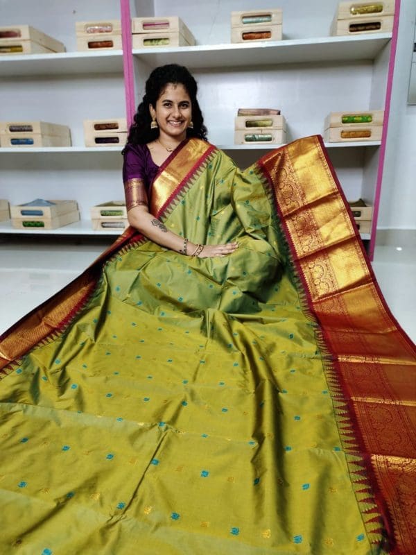 premium gadwal silk saree