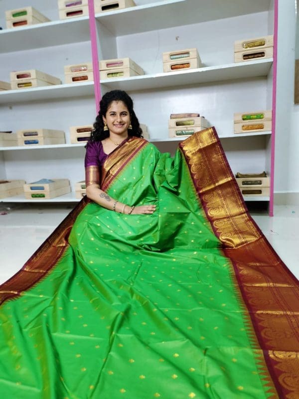 premium gadwal silk saree