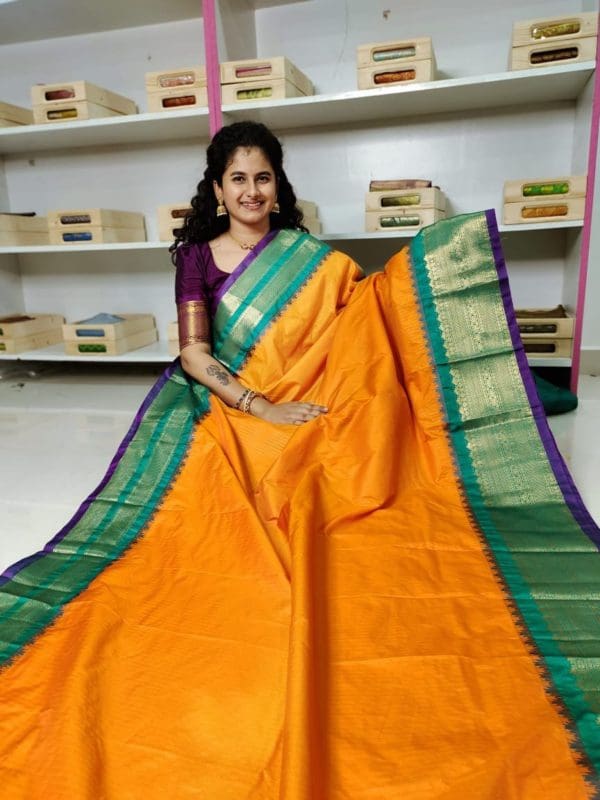 premium gadwal silk saree