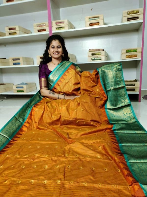 Premium gadwal silk saree