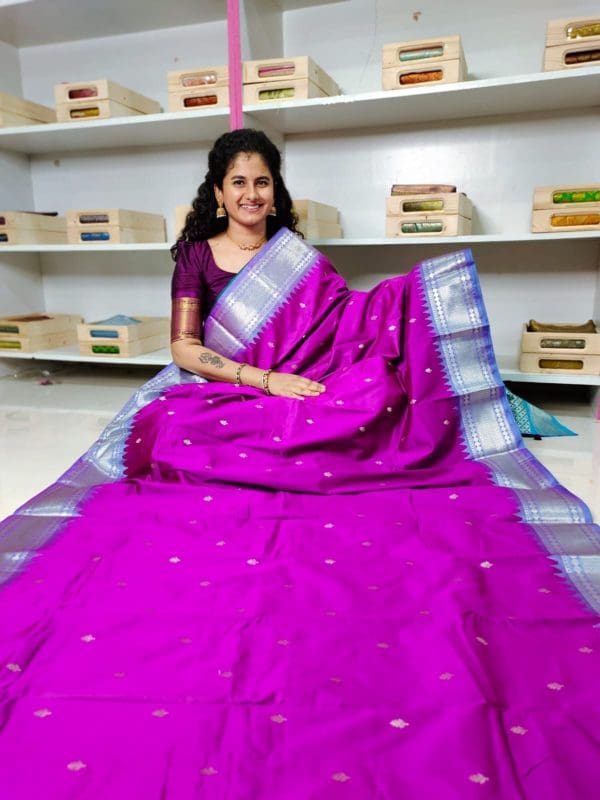Gadwal silk saree