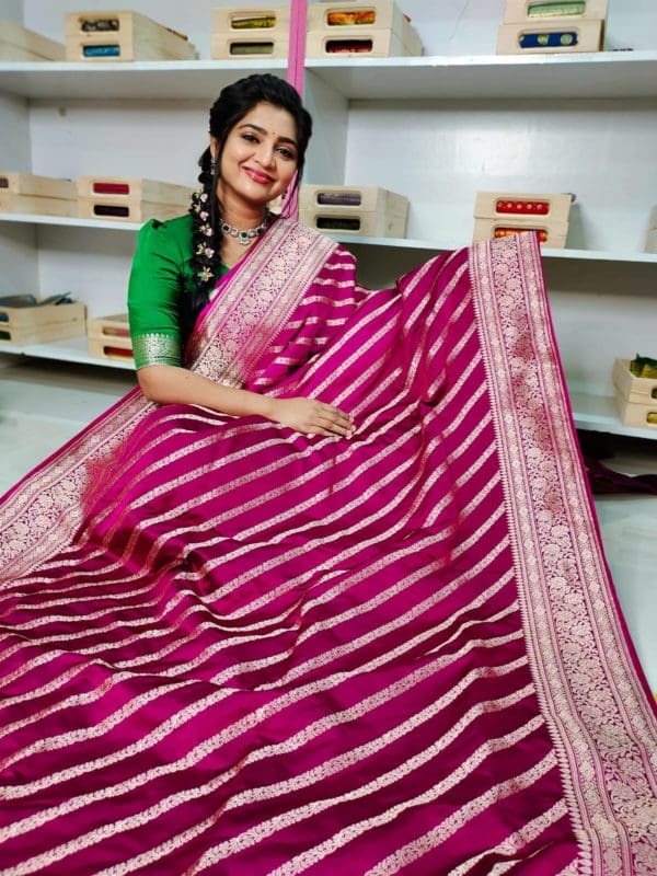 50%Katan banarasi silk saree