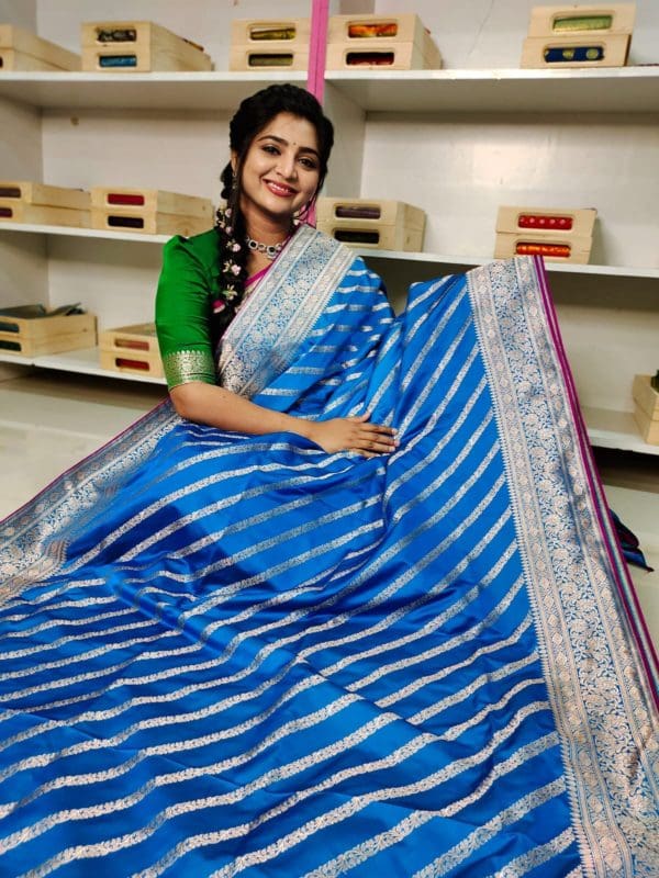 50%Katan banarasi silk saree