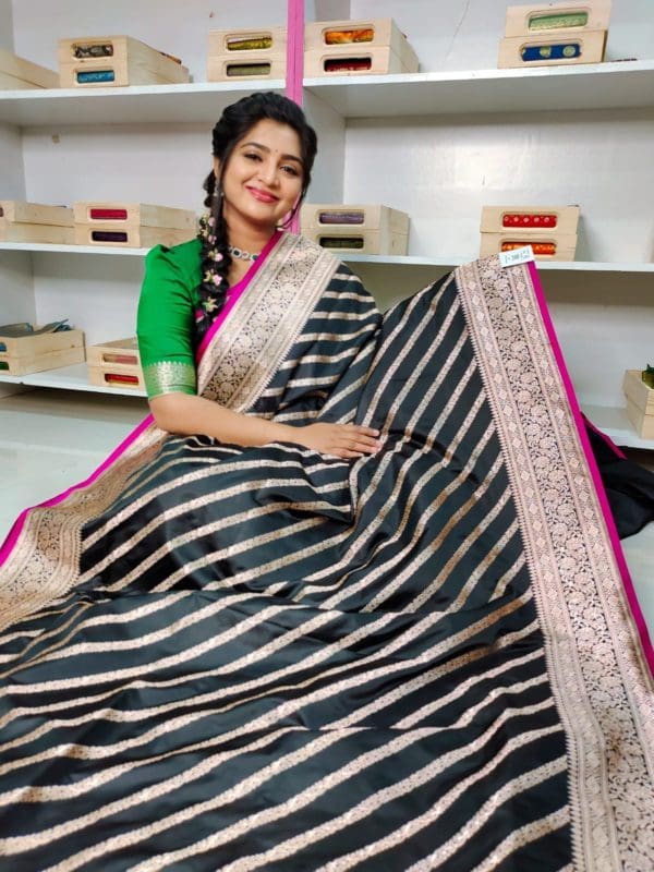 50%Katan banarasi silk saree