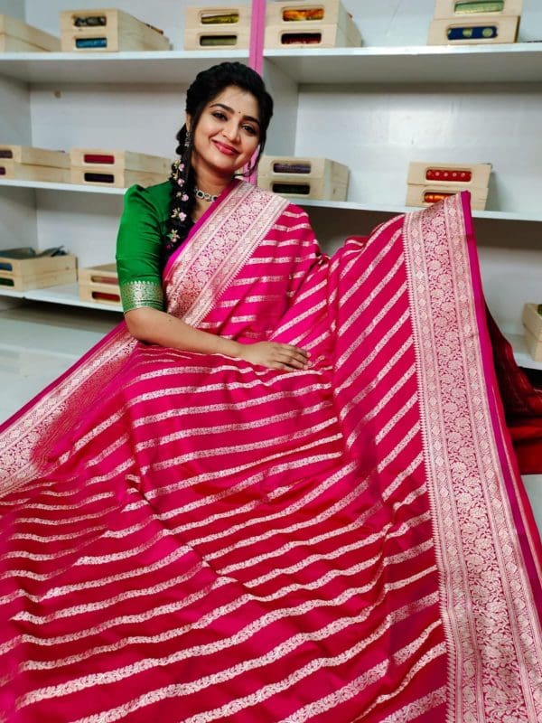 50%Katan banarasi silk saree