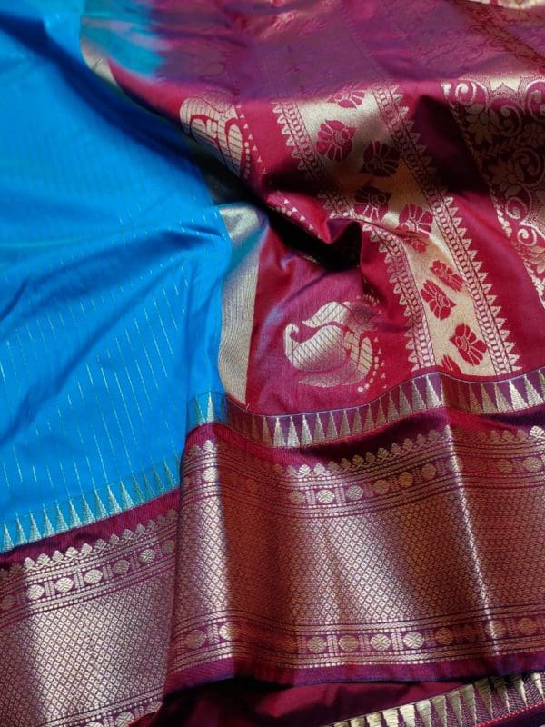 50% gadwal silk saree