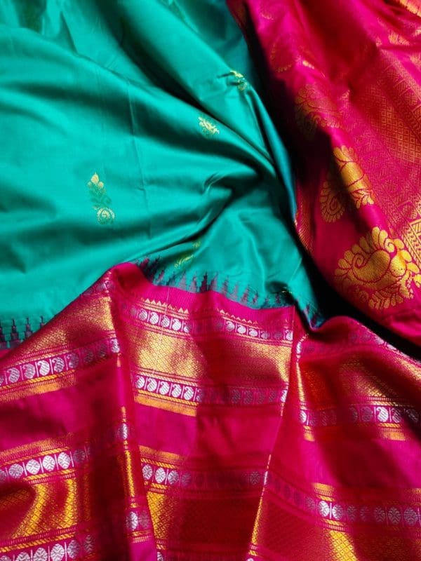 50% gadwal silk saree