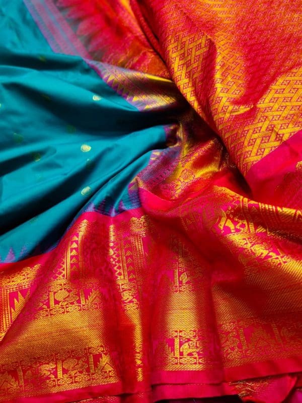 50% gadwal silk saree