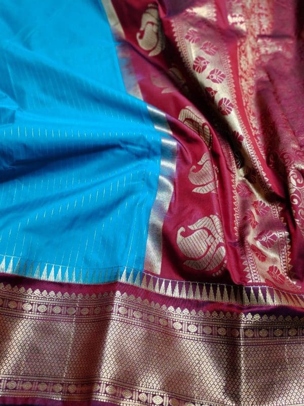 50% gadwal silk saree