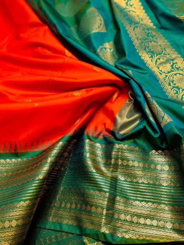 50% gadwal silk saree