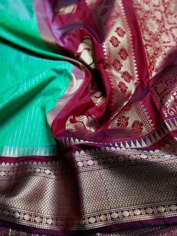 50% gadwal silk saree