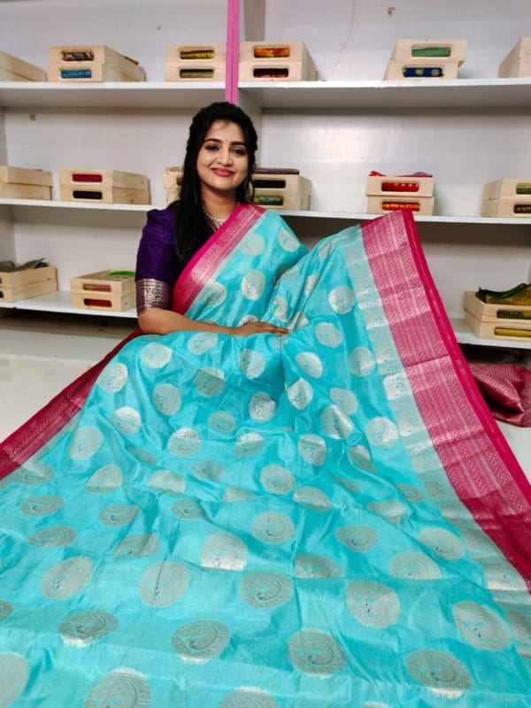 Soft banarasi silk sarees