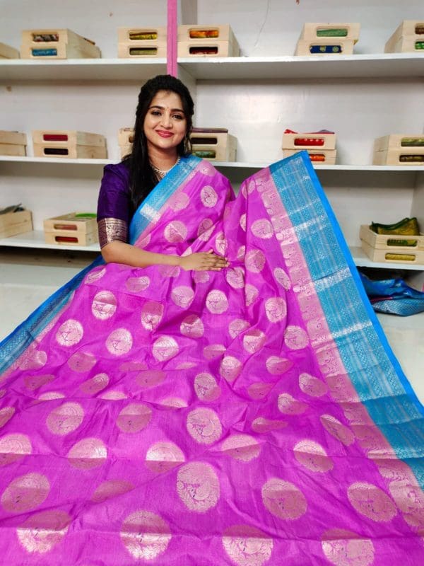 Soft banarasi silk sarees