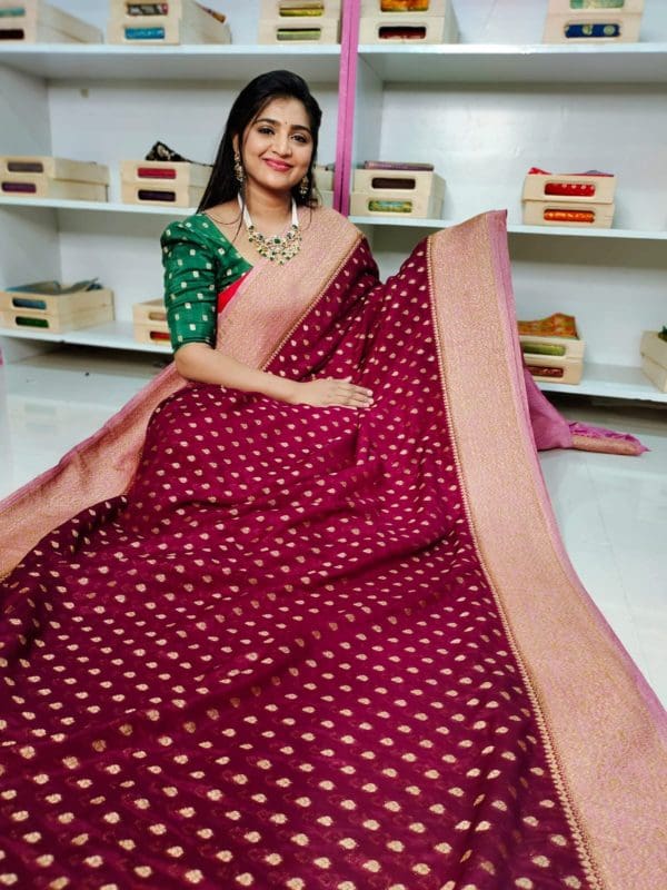 Kaddy Georgette saree