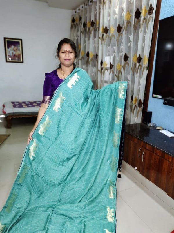 Banarasi rawmango silk sarees