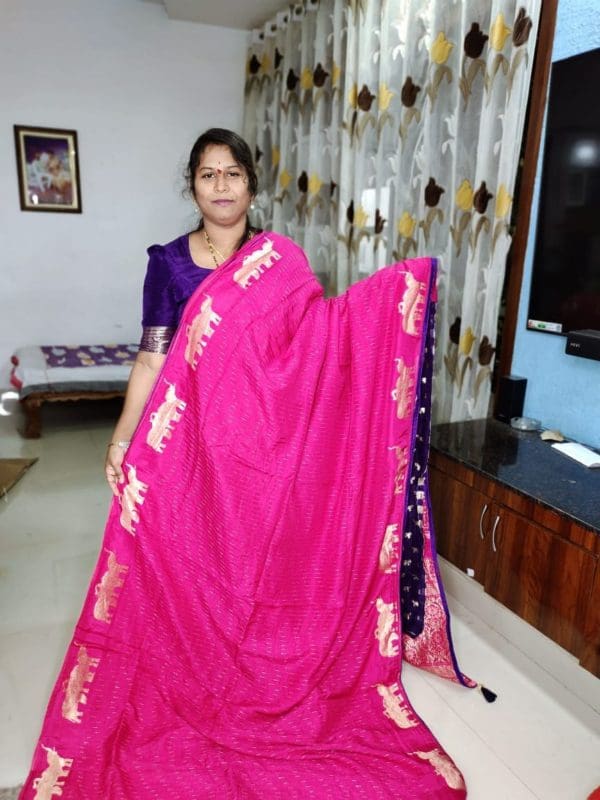 Banarasi rawmango silk sarees