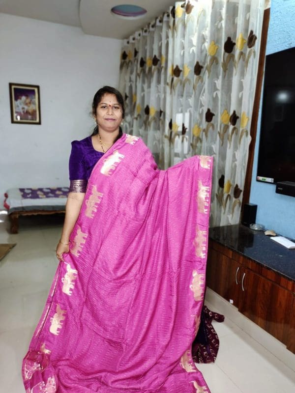 Banarasi rawmango silk sarees
