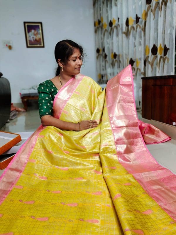 Premium kanchi silk saree