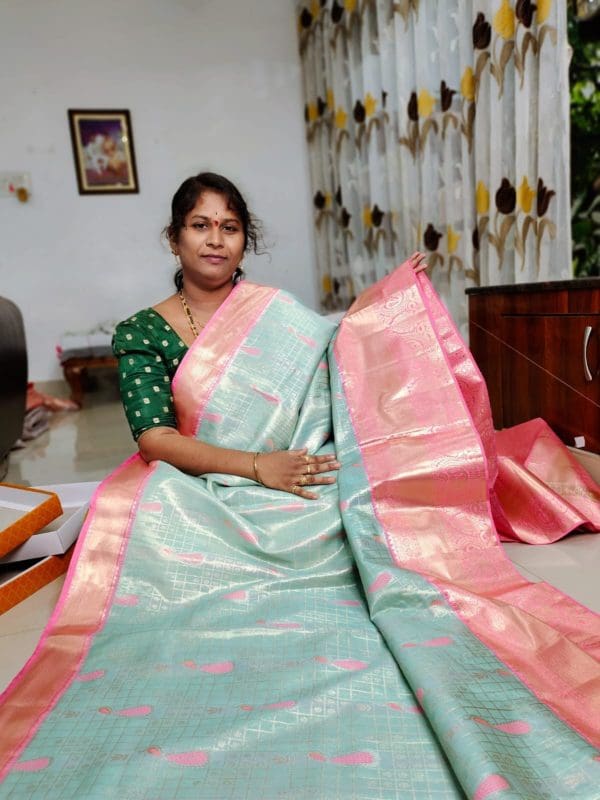Premium kanchi silk saree