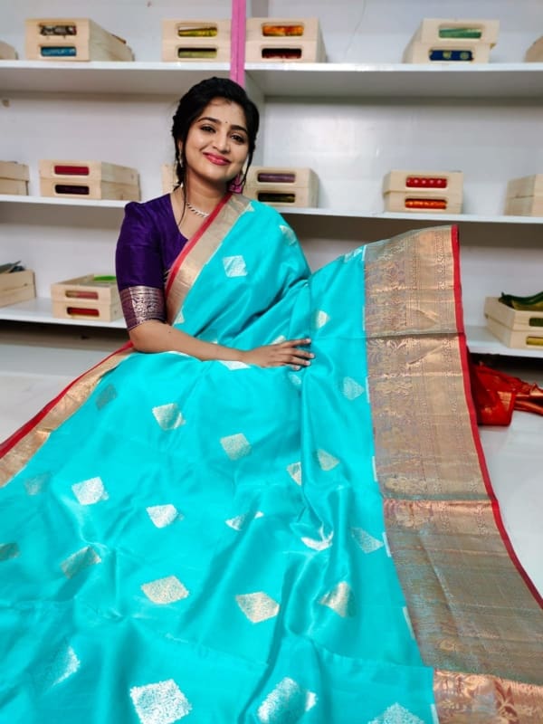 Pure handloom silk mark certified kanjivaram pattu sarees