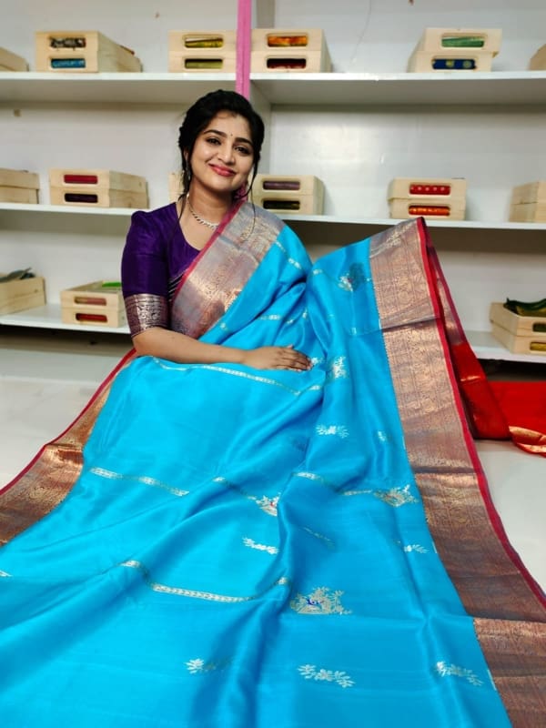 Pure handloom silk mark certified kanjivaram pattu sarees
