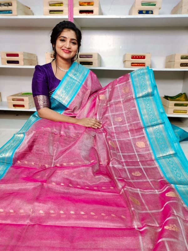 Handloom kuppadam pattu sarees silk mark certified