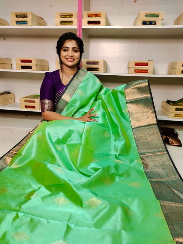 Handloom kuppadam pattu sarees silk mark certified