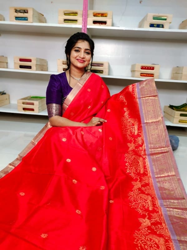 Handloom kuppadam pattu sarees silk mark certified
