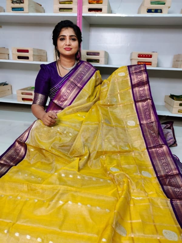 Handloom kuppadam pattu sarees silk mark certified