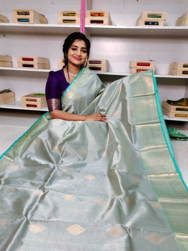 Handloom kuppadam pattu sarees silk mark certified