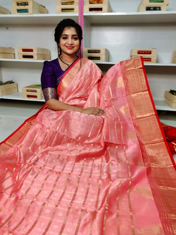 Handloom kuppadam pattu sarees silk mark certified
