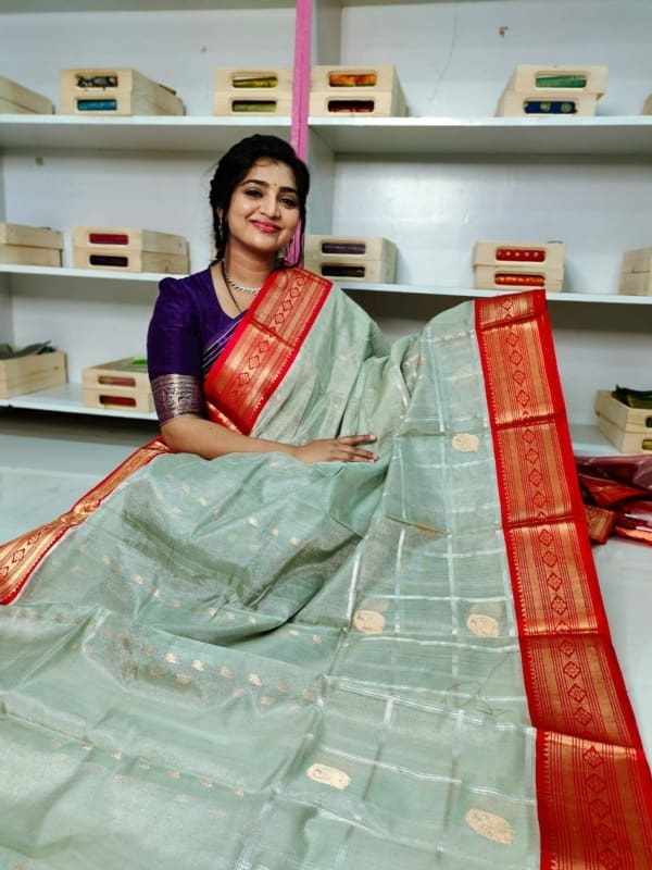 Handloom kuppadam pattu sarees silk mark certified
