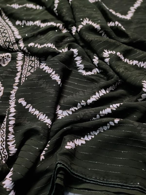 Shuffon Georgette saree