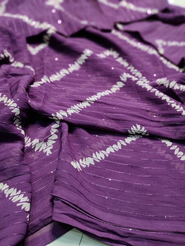 Shuffon Georgette saree