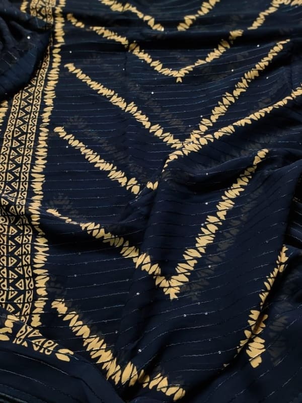 Shuffon Georgette saree