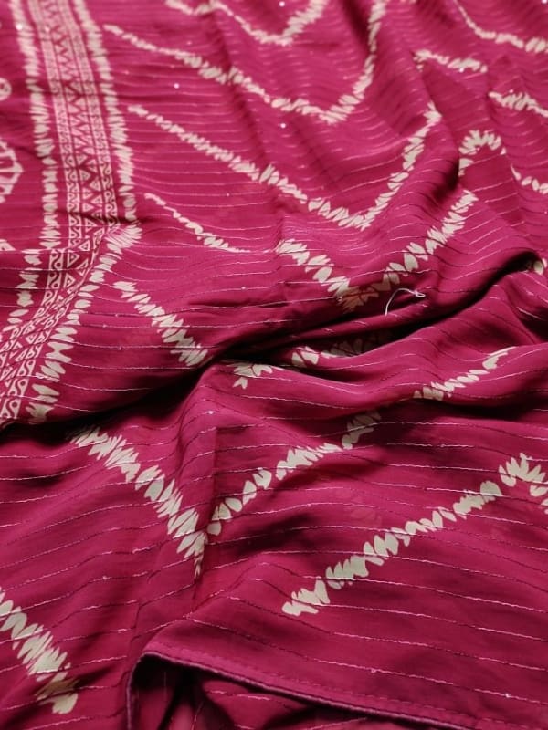 Shuffon Georgette saree