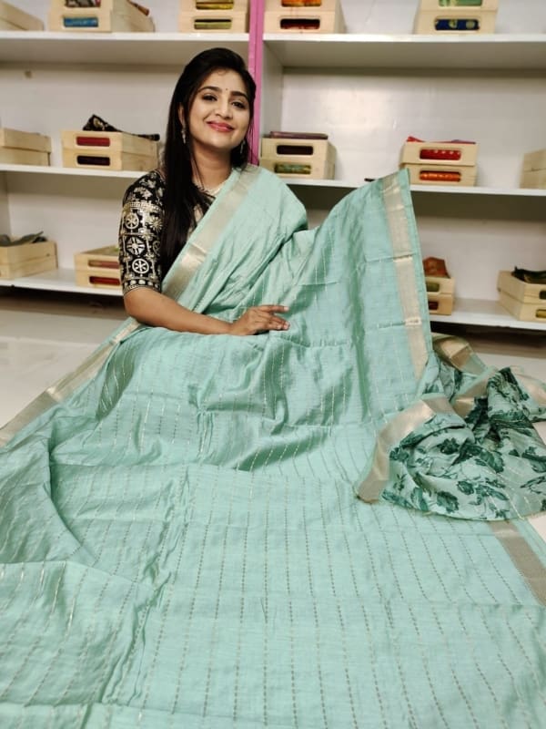 Matka crep silk saree