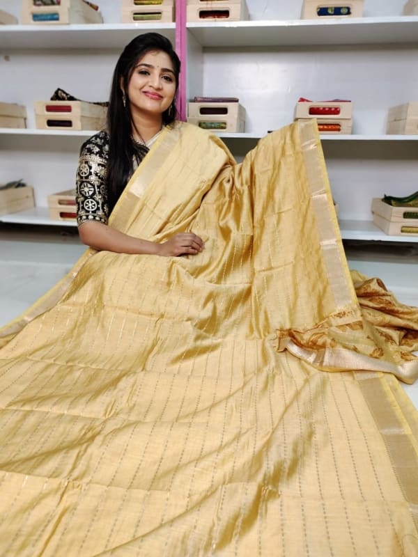 Matka crep silk saree