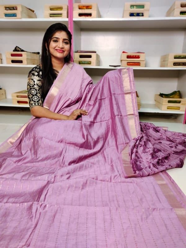 Matka crep silk saree