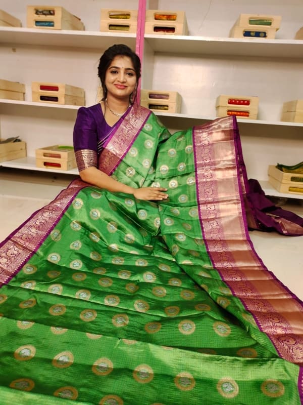 Soft banarasi silk saree
