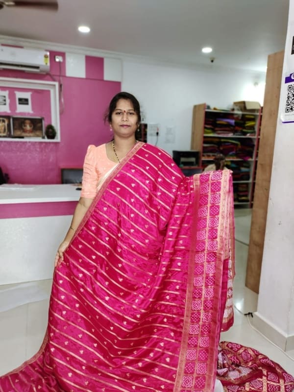 Pure raw mango silk sarees