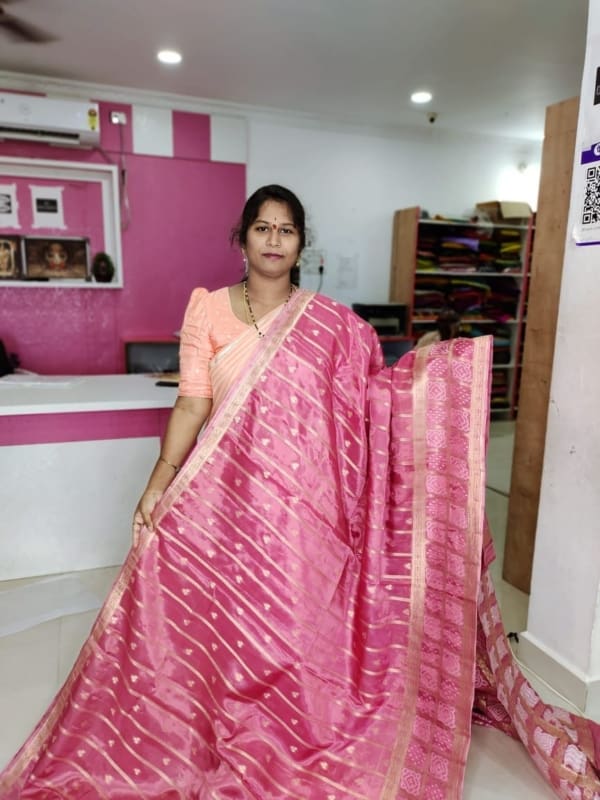 Pure raw mango silk sarees