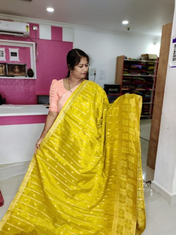 Pure raw mango silk sarees