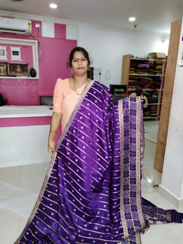 Pure raw mango silk sarees